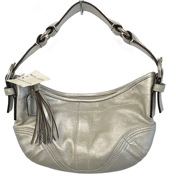 Coach Handbags - HTF: Coach ☾ Ltd Ed Soho Metallic Leather Hobo ☾